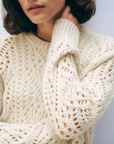 WHITE & WARREN CASHMERE BLEND CREWNECK