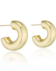 ELLI PARR SMALL CHUNKY GOLD HOOPS