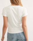 MARINE LAYER LEXI RIB SUN-IN CREW TEE