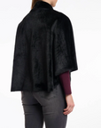 RINO & PELLE DEWI FAUX FUR CAPE