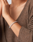 JENNY BIRD RIZZO BRACELET SILVER (M)