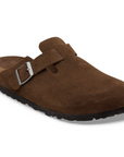 BIRKENSTOCK BOSTON SOFT FOOTBED SUEDE - NARROW