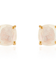 ELLI PARR EMMY STUDS - RAINBOW MOONSTONE