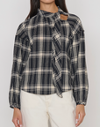 NATION LIZ SCARF BLOUSE