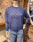 ALASHAN CASHMERE OPHELIA OPEN STITCH CREW