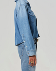 CITIZENS OF HUMANITY BABY SHAY CROPPED SHIRT