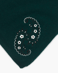 CHAN LUU WOOL CASHMERE EMBROIDERED BANDANA