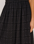 RAILS DAX EMBROIDERED MIDI SKIRT