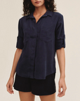 BELLA DAHL SPLIT BACK BUTTON DOWN
