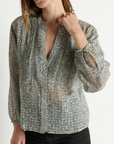 NATION VELLA PINTUCKED TOP