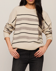 Z SUPPLY CIRRUS STRIPE SWEATER