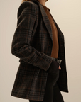 FAVORITE DAUGHTER THE PLAID CITY BLAZER