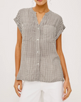 RAILS MEL BUTTONDOWN S/S TOP