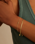 GORJANA WILDER MINI APLHABET BRACELET P