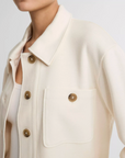 VINCE PONTE KNIT JACKET