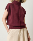 LILLA P TURTLENECK WEDGE SWEATER