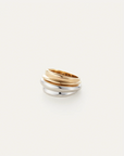 JENNY BIRD (SIZE 8) TWO-TONE LENNON RING SET