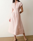 MARINE LAYER ARDEN MIDI SHIRT DRESS