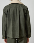 LILLA P WASHED TWILL PLEAT BACK JACKET