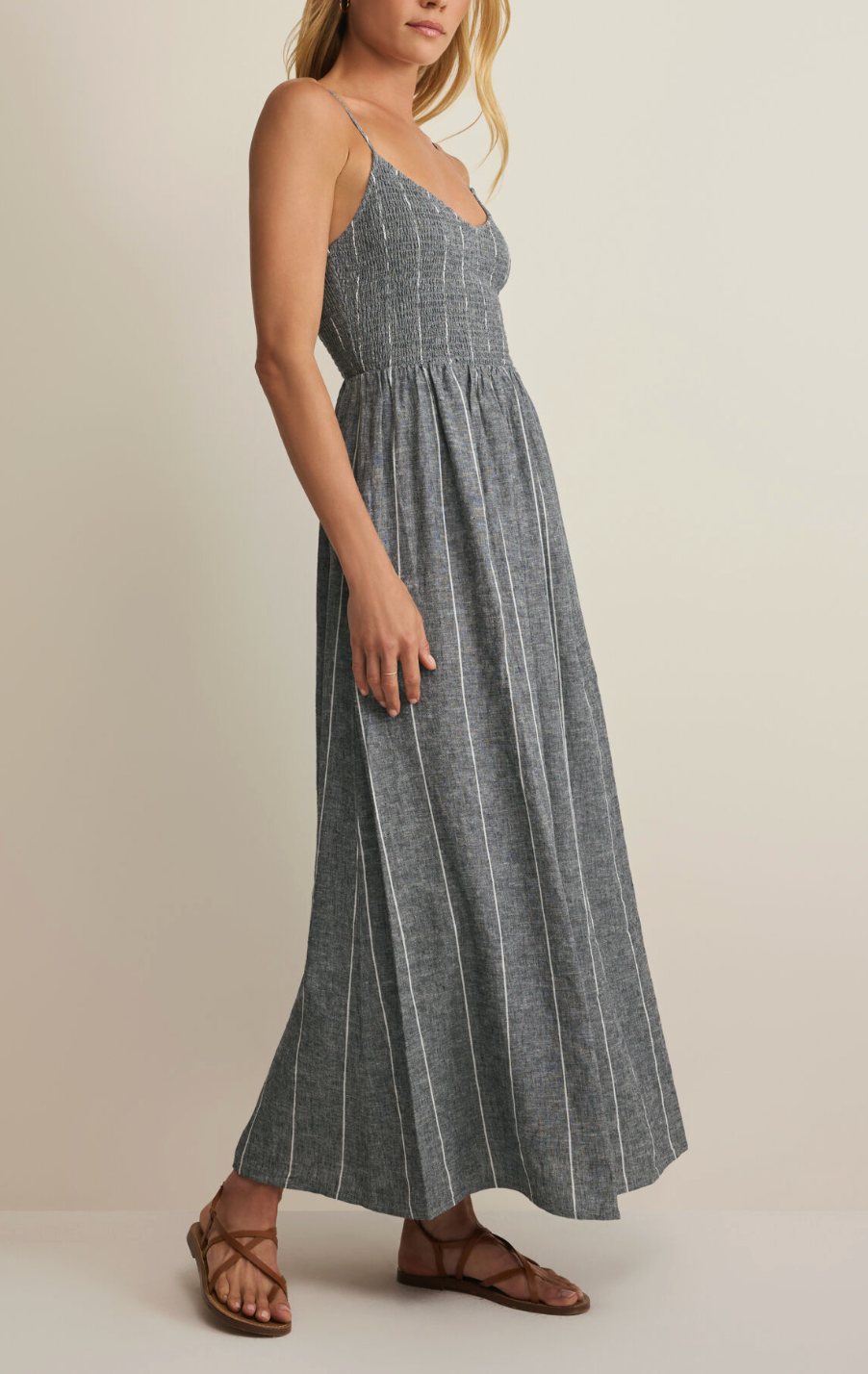 Z SUPPLY ROMY STRIPED MAXI DRESS – Indigo