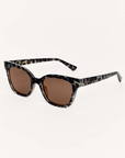 Z SUPPLY HIGH TIDE SUNGLASSES - MARBLED TORT/BROWN