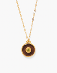 CHAN LUU SMOKEY QUARTZ EYE NECKLACE