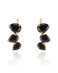 ELLI PARR CRAWLER EARRINGS BLACK ONYX