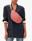 CLARE V WOVEN GRANDE FANNY