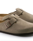 BIRKENSTOCK BOSTON SOFT FOOTBED SUEDE - NARROW