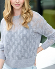 ALASHAN CASHMERE OPHELIA OPEN STITCH CREW