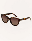 Z SUPPLY SHORELINE SUNGLASSES - BROWN TORTOISE/BROWN