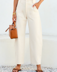 FIFTEEN TWENTY STEVIE BARREL LEG ANKLE PANTS