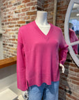 ALASHAN CASHMERE DEVIN HI LOW V NECK