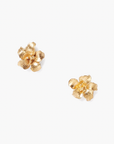 CHAN LUU YELLOW GOLD DAISY EARRINGS