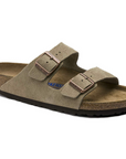 BIRKENSTOCK ARIZONA TAUPE SUEDE - NARROW