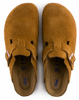 BIRKENSTOCK BOSTON SOFT FOOTBED SUEDE - NARROW
