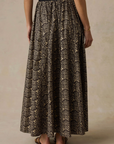 FAHERTY COASTAL POPLIN NERA SKIRT