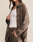 Z SUPPLY ALL DAY LEOPARD JACKET