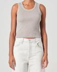 AGOLDE SHRUNKEN POPPY TANK