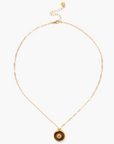 CHAN LUU SMOKEY QUARTZ EYE NECKLACE