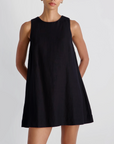 FRENCH CONNECTION COOPER LINEN SLEEVELESS MINI DRESS