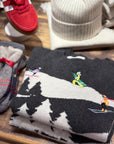 AUTUMN CASHMERE SNOWSCAPE W/ SKIERS
