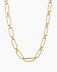 GORJANA ZOEY STATEMENT LINK NECKLACE GOLD