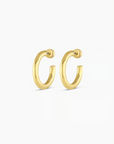 GORJANA SMALL GOLD CARTER HOOPS