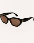 Z SUPPLY MIRAGE SUNGLASSES - BLACK/BROWN