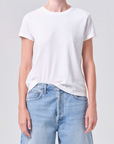 AGOLDE LONG LINE ADINE TEE