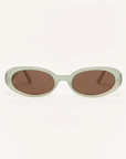 Z SUPPLY CHATEAU SUNGLASSES - MINT/BROWN