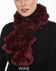 LINDA RICHARDS FUR SCARF