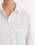 VINCE COTTON RELAXED STRAIGHT SHIRT