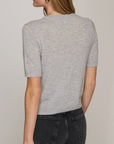 AUTUMN CASHMERE CROPPED S/S CREW